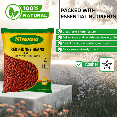 Premium Light Red Kidney Beans - Ideal for Soups, Stews & Daily Cooking