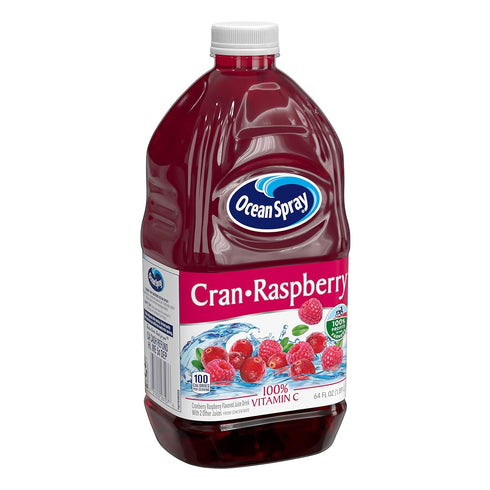 64 (Pack 8) Ocean Spray Cran-Raspberry Cranberry Raspberry Juice Drink, Ounce Bottles
