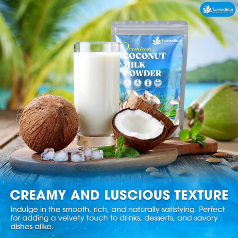 10oz 100% Lavendium, Coconut Milk Powder, Natural, Unsweetened, Perfect for Cake, Coffee, Tea, Creamer Alternative, No