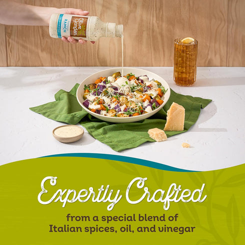 Olive Garden 16 oz., Parmesan Ranch Dressing and Dip, fl. Made with Buttermilk and Parmesan Cheese, Perfect Dipping