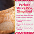 East and Else 15 oz Thai Sticky Rice (Sweet Rice), Resealable Bag, Authentic Soft Glutinous White Rice Perfect