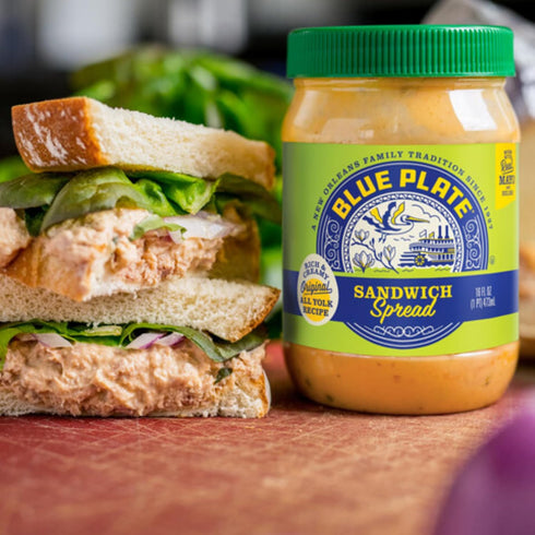 16 (Pack 1) Blue Plate Mayonnaise Sandwich Spread, Ounce Jar