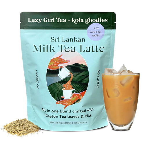 Kola Goodies Unspiced Milk Tea Powder Creamy Instant Ceylon Milk Tea Mix