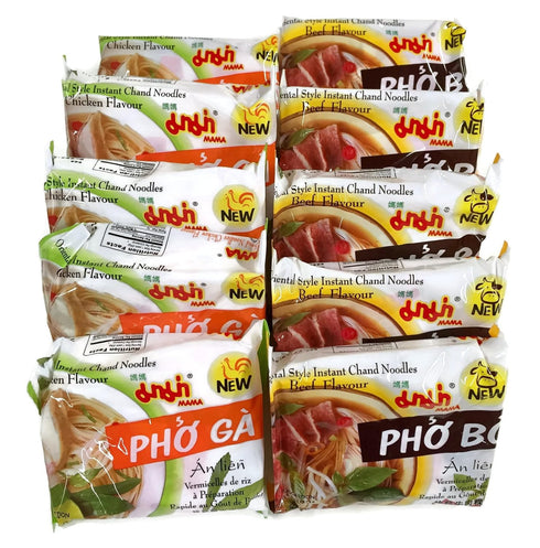 Instant Chand Noodle Soup, 1.93 Oz. Packets (Set of 10) (Beef (Pho