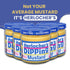 Pack 2 8 oz Herlochers Dipping Mustard of | Sweet & Tangy Mustard Dip, Jar | Gluten-Free, Salt-Free, Fat-Free | Perfect