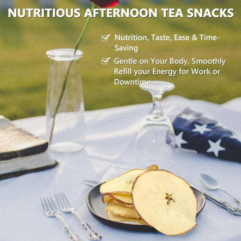 TONGLIDA 80g, Apple Slices, Dried Apples, Resealable Bag-Natural, Farm Fresh, No Added Sugar, Nutritious Low-Calorie