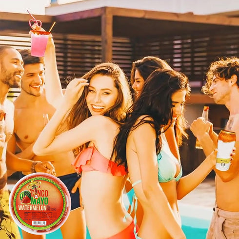 Cinco de Mayo (1 7.6 oz. Watermelon Rim Dip Cocktail Rim Dressing x Container)