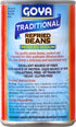 16 (Pack 12) Goya Foods Refried Pinto Beans, Reduced Sodium, Ounce
