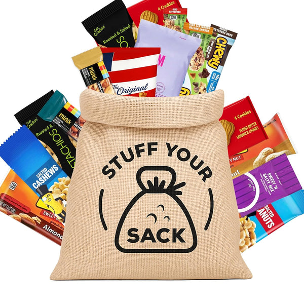 Healthy Office Snack Pack Individually Wrapped Variety with Candy, Popcorn, Nuts &
