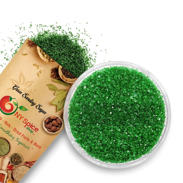 NY Spice Shop Green Sanding Sugar - 3 Pound Edible Holiday Sprinkles