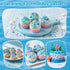 Decorating,130g/4.58oz, Summer Mermaid Sprinkles, Edible Pearl Sprinkle for Cake Blue Green Purple Pearls Mix Baking