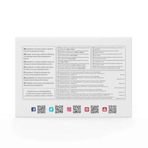 (Pack 3 Nordic Style Starter Culture for Homemade Preparation of Nordic Style Yogurt and Other Dairy Products