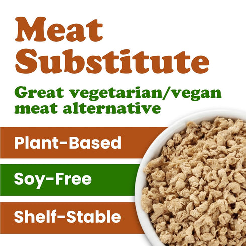 8 Food to Live Organic Yellow Pea Flakes, Ounces Textured Pea Protein. Plant Based Vegan Meat Substitute. No-GMO, Keto