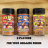 Kick Butt Spice Rub Gift Set, Gourmet Seasoning Spice Salt Set (7 oz) for Ribs Chicken Steak
