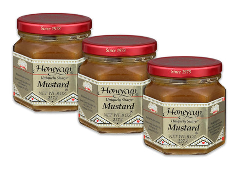 Salthouse & Peppermongers Honeycup Mustard - 8 Ounces (Pack of 3)
