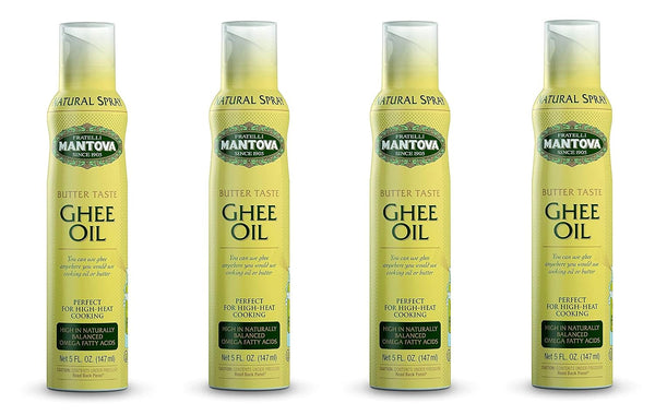 Mantova Ghee Butter Spray High in naturally balanced omega fatty acids, with