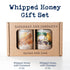 Set 100% 12 Oz Whipped Honey Gift by Savannah Bee - Creamy, Smooth, Spreadable and absolutely Delicious - Natural