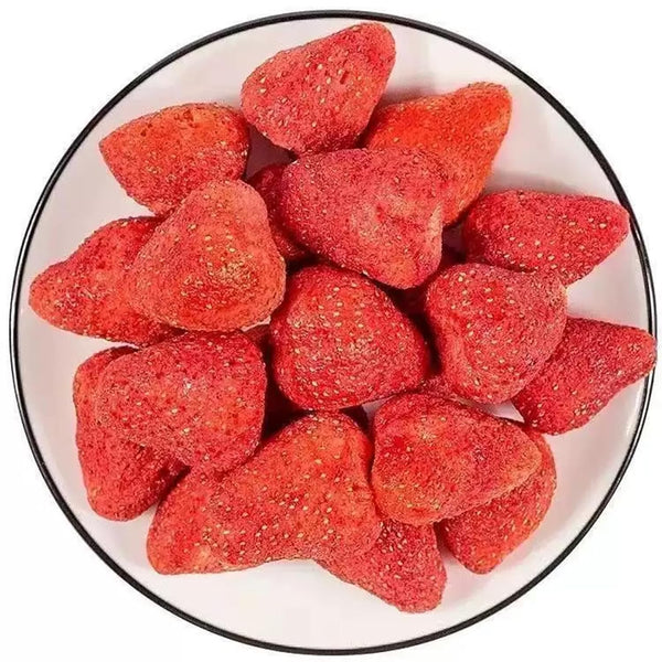 Awzag 8.82 Oz Freeze Dried Strawberries Crispy Freeze-Dried Whole Strawberries Intense Sweet &
