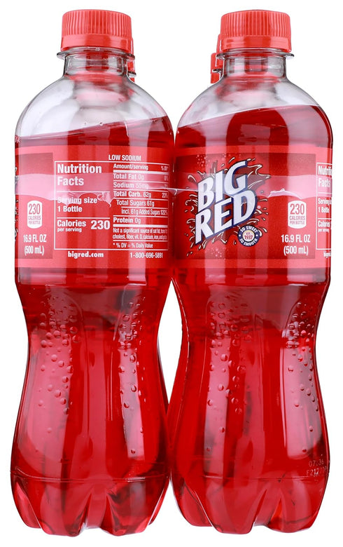 16.9 oz Big Red Red Soda, fl