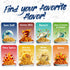 Pack 8 1 oz Snack Festive Sea Salt & Honey BBQ Roasted Chickpea Snacks, Bags Crunchy Protein Garbanzo Beans, Healthy