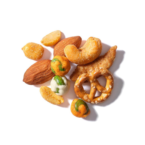 6 Oz, Yupik Sriracha Mix, Savory Crunchy Snack, Spicy Blend, BBQ Trail Mix, Protein Snacks, Cashews, Wasabi Peas