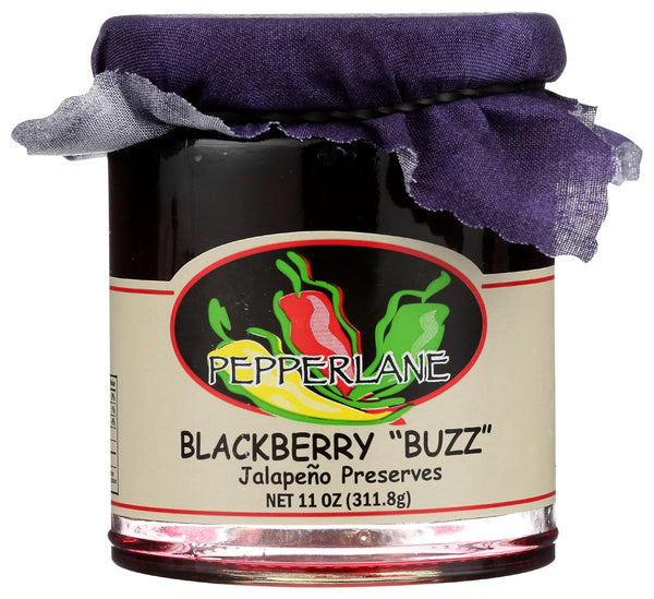 Pepperlane , Preserves Blackberry Buzz, 11 Ounce