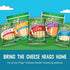 Frigo 10 oz, 12 Count Cheese Heads Whole Milk String Cheese Bag