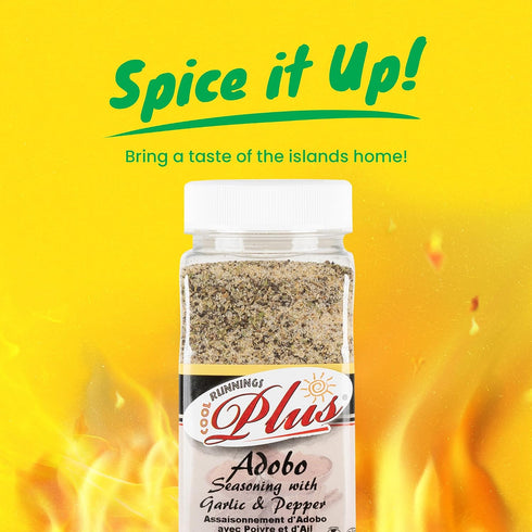 800g Cool Runnings Adobo Seasoning with Pepper and Garlic Savory and Aromatic Adobo Spice Blend for Meats, Vegetables