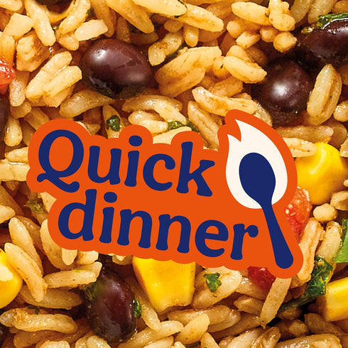 90 9 oz (Pack 6) BEN'S ORIGINAL Street Food Jamaican Jerk Style Beans & Rice with Chicken, Prepared Entre, Microwavable