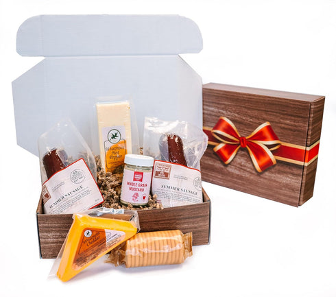 Classic Assortment | Cheese & Summer Sausage Gift Box | Wisconsin Cheddar