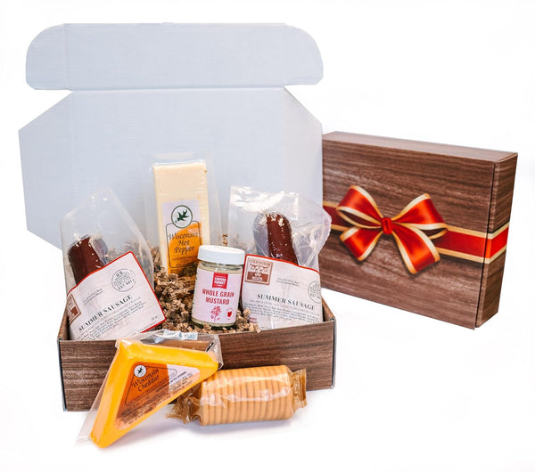 Classic Assortment | Cheese & Summer Sausage Gift Box | Wisconsin Cheddar