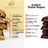 Dubai Chocolates 17% (220g 7.76 oz) Peanut Butter Fudge Bar: Decadent Chocolate with Crunchy Peanut Butter Cream