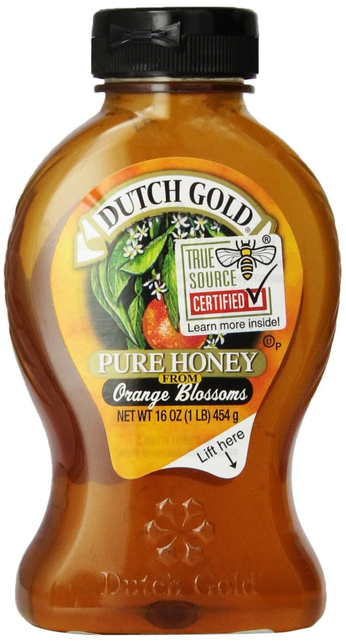 Dutch Gold Honey Orange Blossom, 16 oz - PACK OF 4