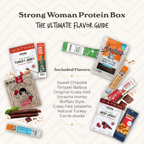 Empowered Woman Protein Gift Box - High Protein Beef Jerky Assortment