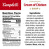 22.6 (Pack 12) Campbell's Condensed Cream of Chicken Soup, Family Size Ounce Can