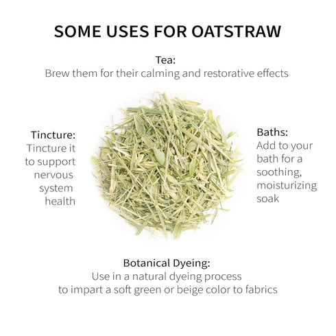 7.0 oz 99 Oatstraw, Organically Grown in Wisconsin | | Servings | Sacred Blossom Farm | Herbal Tea & Medicinal Herbs |
