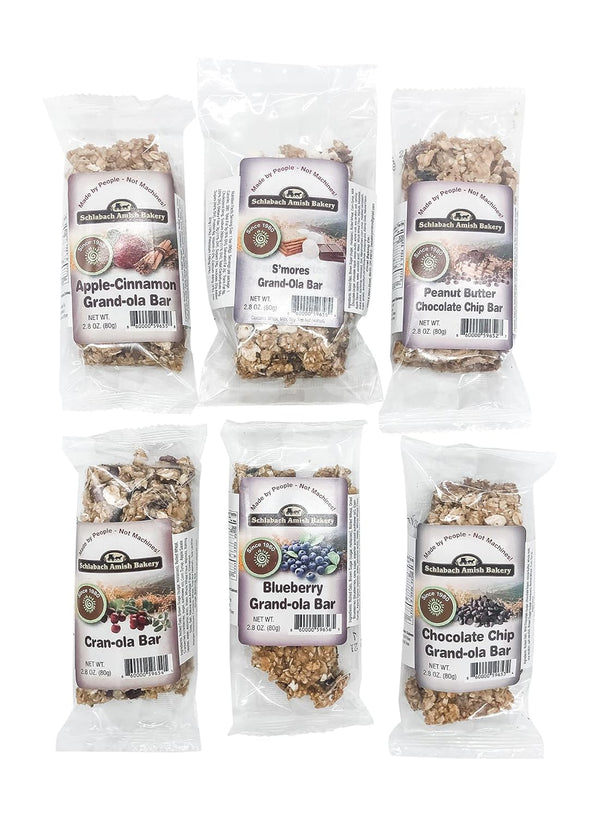 Smalltown Home Schlabach Amish Bakery Soft & Chewy Granola Bars, Case Pack of 12/2.8