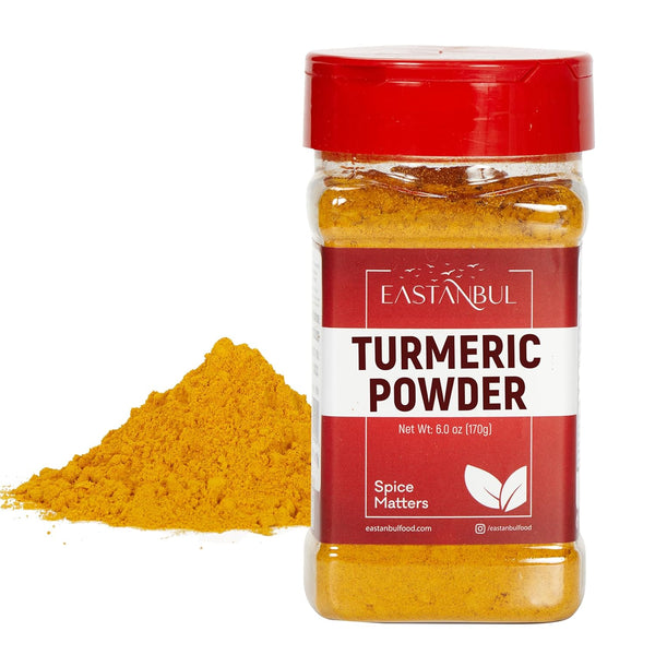 Eastanbul Turmeric Powder, 6oz Ground Turmeric Powder, Indian Culinary Turmeric Spice, Vegan, Non-GMO