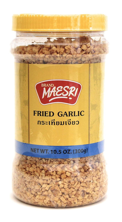Pack, 7 10.5 2 Maesri Fried Shallot & Fried Garlic Combo Ingredient & Garnish widely used in Asian Cooking, Ounce