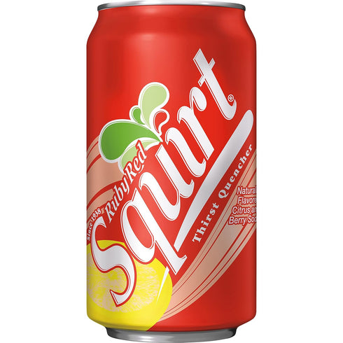 Squirt 12 oz 12 pack Ruby Red Grapefruit Soda, fl cans