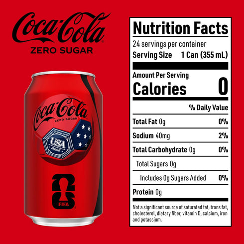 12 oz, 24 Pack (Package Coke Zero Sugar Cola Soda, May Vary)
