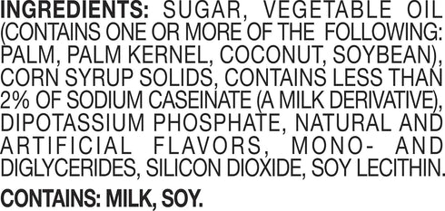 15 (Pack 12) Amazon Brand - Happy Belly Powdered Non-dairy French Vanilla Coffee Creamer, ounce