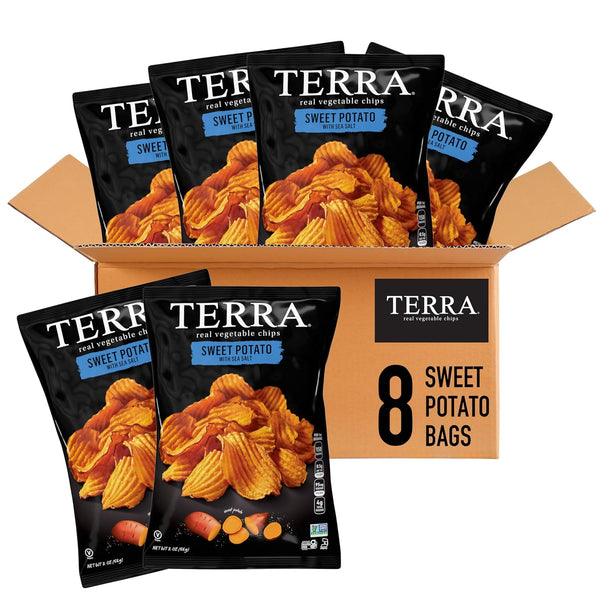 Terra Vegetable Chips, Sweet Potato with Sea Salt Vegetable Chips, 2 Oz