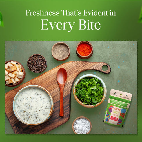 5 17g Satya Cilantro Chutney Powder Herb & Lemon Indian Seasoning Mix Fresh Sachets x Zesty Dry Chutney Powder