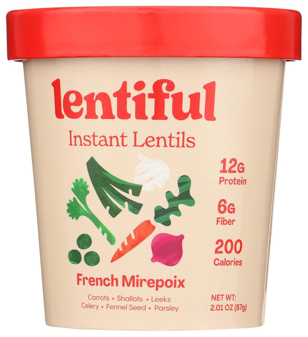 Lentiful , Lentils Instant French Mirepoix, 2.01 Ounce