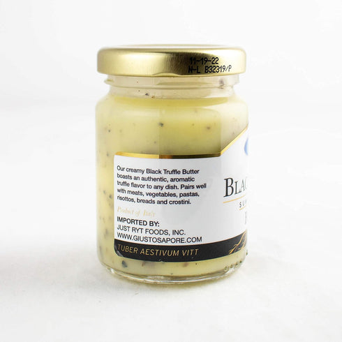 Giusto Sapore Italian Truffle Butter, 3.17 oz, Premium Gourmet Butter Imported from Italy