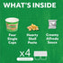 SMART DAY 4-Pack, 3.5 Pasta in a Cup, Quick & Delicious Instant Pasta Meal, Shelf-Stable, Ready in Minutes, Sauce Pouch