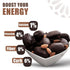 Nakheel Alya 16 Dark Chocolate Almond Stuffed Dates, Pieces Gourmet Healthy Snack, Gluten-Free