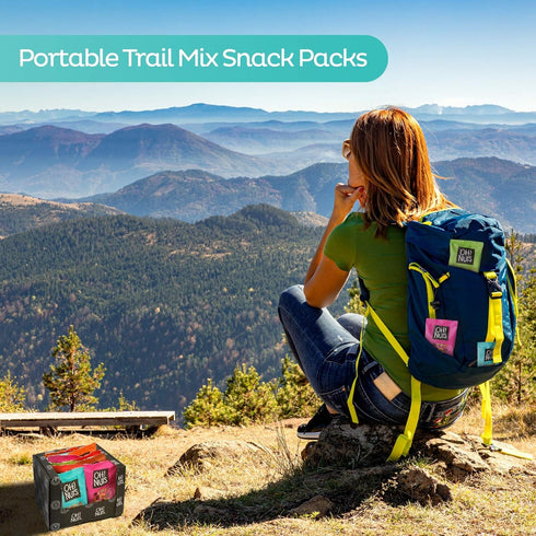12 Packs (1.5 oz Trail Mix Individual Nut Snacks for On-the-Go | Convenient Nut Snacks for School | Bulk Nuts Variety |