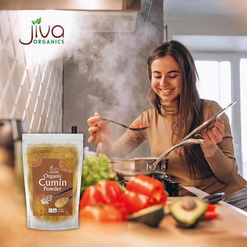 Jiva Organics Organic Ground Cumin Powder, 7 ounce - 100% Pure & Non-GMO